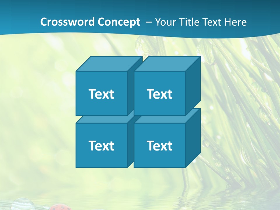 Humor Natural Background Meadow PowerPoint Template