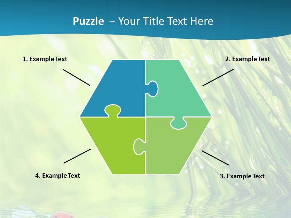 Humor Natural Background Meadow PowerPoint Template