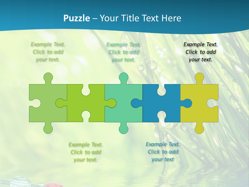 Humor Natural Background Meadow PowerPoint Template