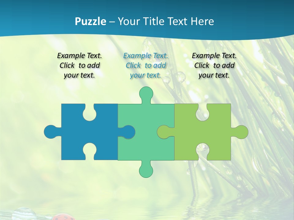 Humor Natural Background Meadow PowerPoint Template