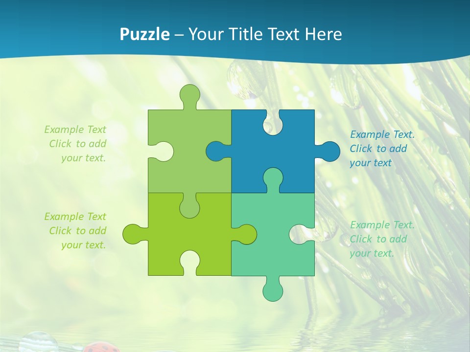 Humor Natural Background Meadow PowerPoint Template