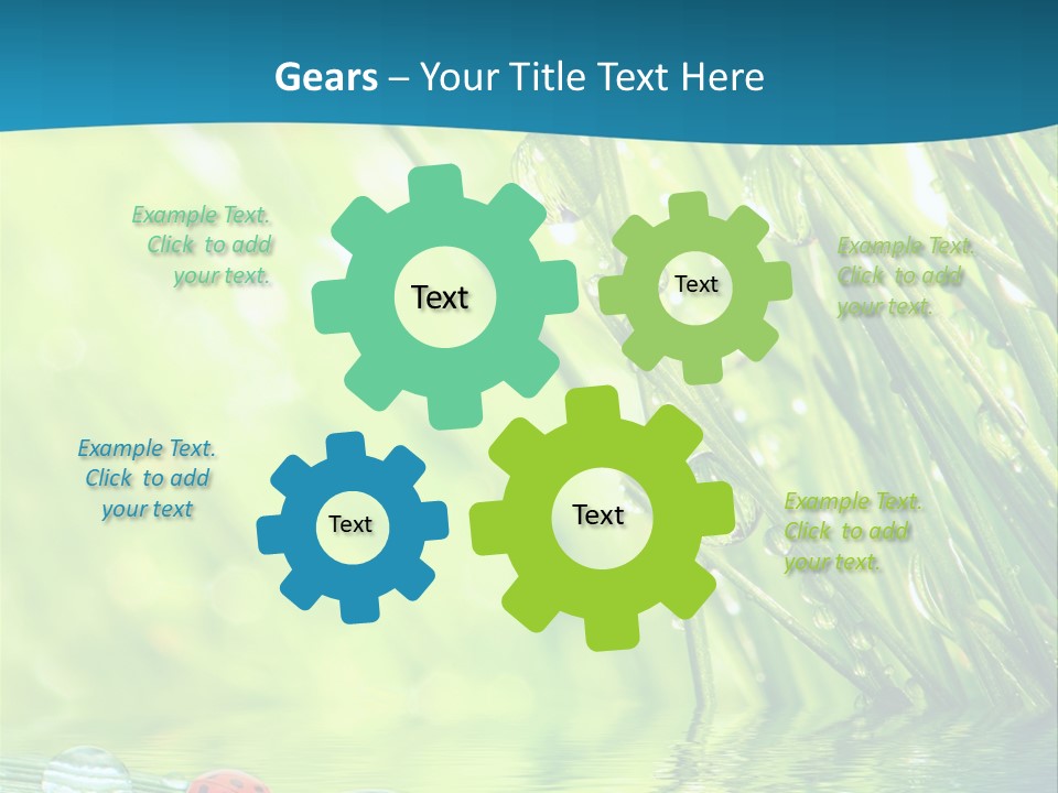 Humor Natural Background Meadow PowerPoint Template