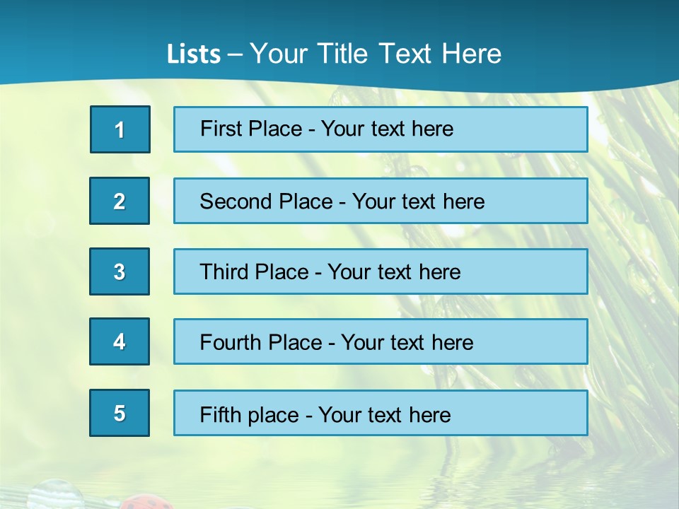 Humor Natural Background Meadow PowerPoint Template