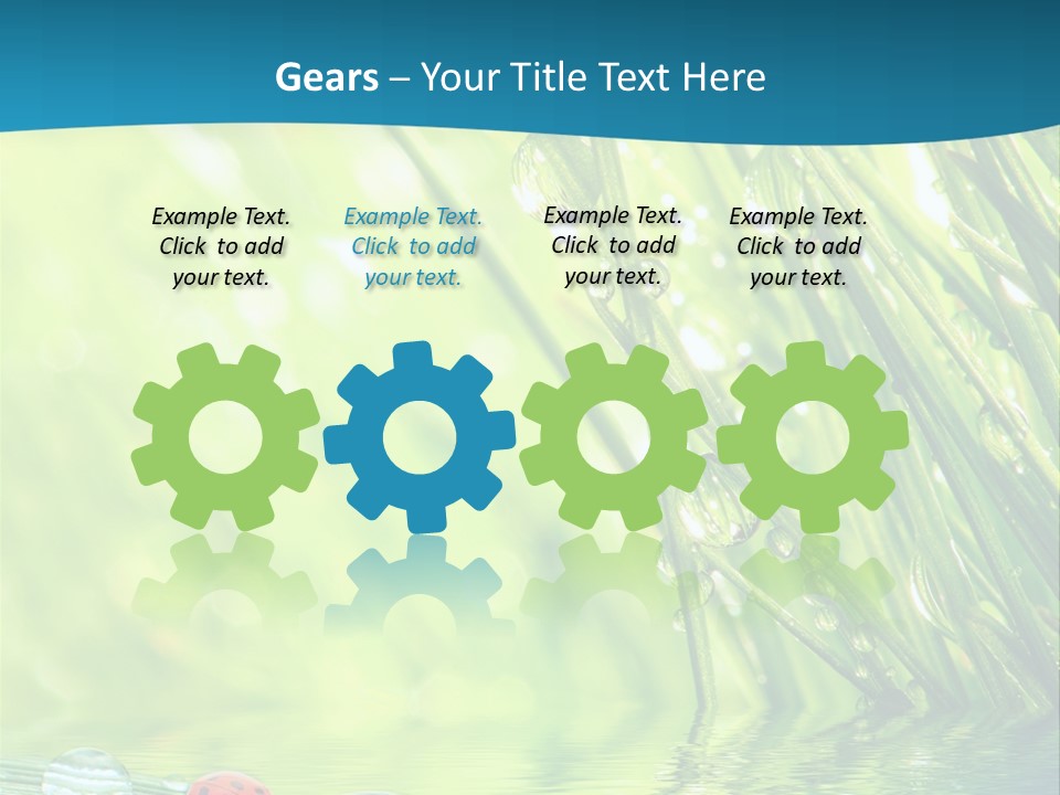 Humor Natural Background Meadow PowerPoint Template