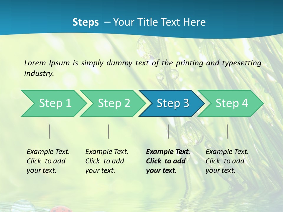 Humor Natural Background Meadow PowerPoint Template