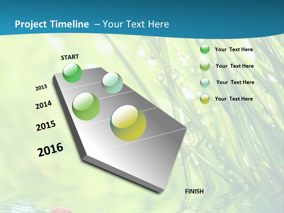 Humor Natural Background Meadow PowerPoint Template