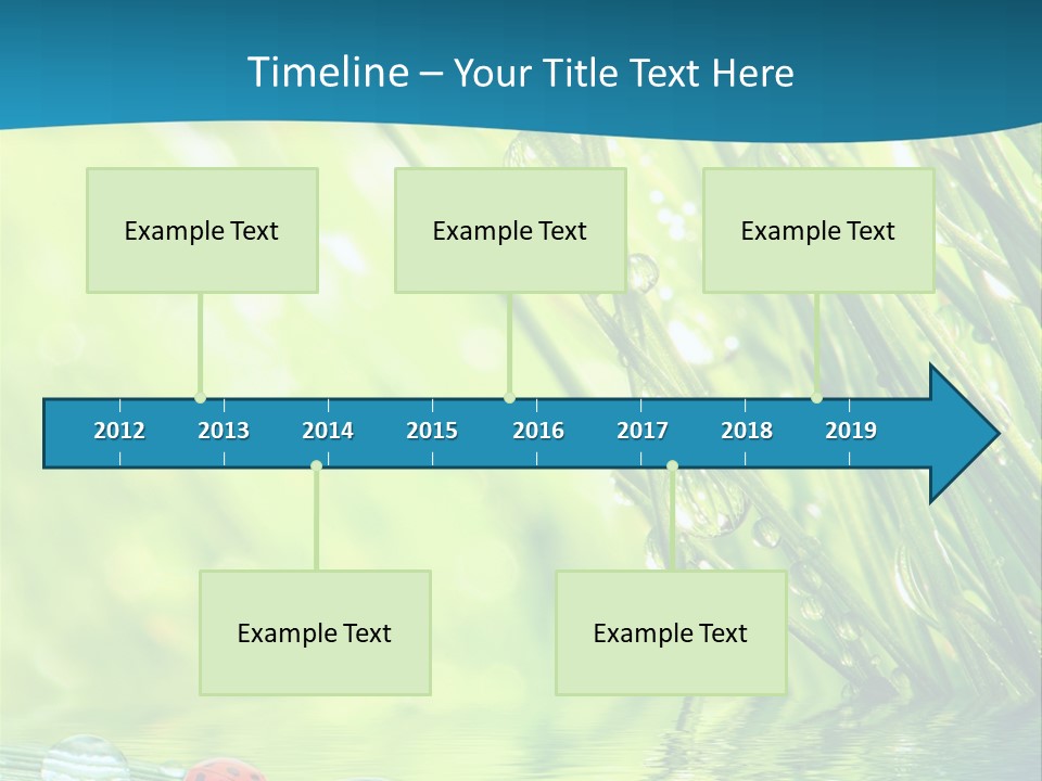 Humor Natural Background Meadow PowerPoint Template