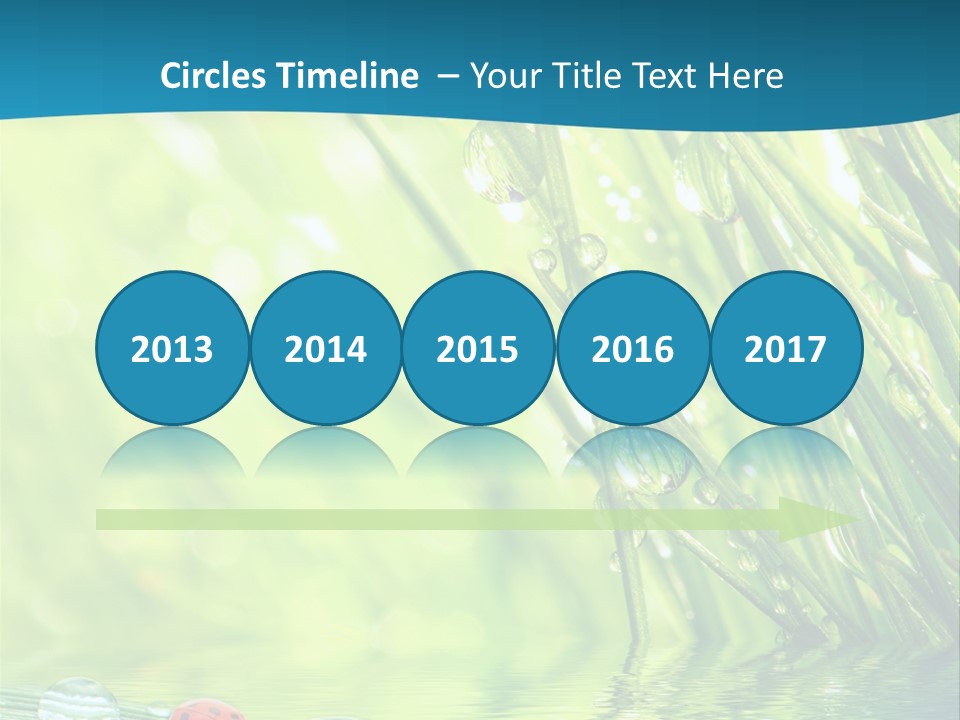 Humor Natural Background Meadow PowerPoint Template