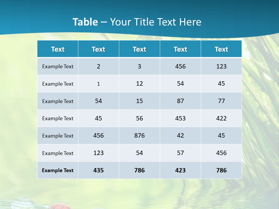 Humor Natural Background Meadow PowerPoint Template