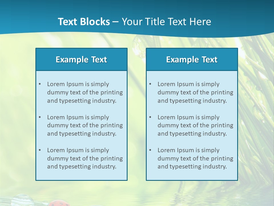 Humor Natural Background Meadow PowerPoint Template