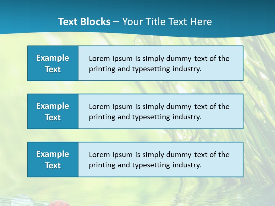 Humor Natural Background Meadow PowerPoint Template