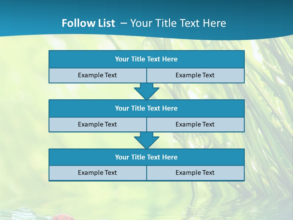Humor Natural Background Meadow PowerPoint Template