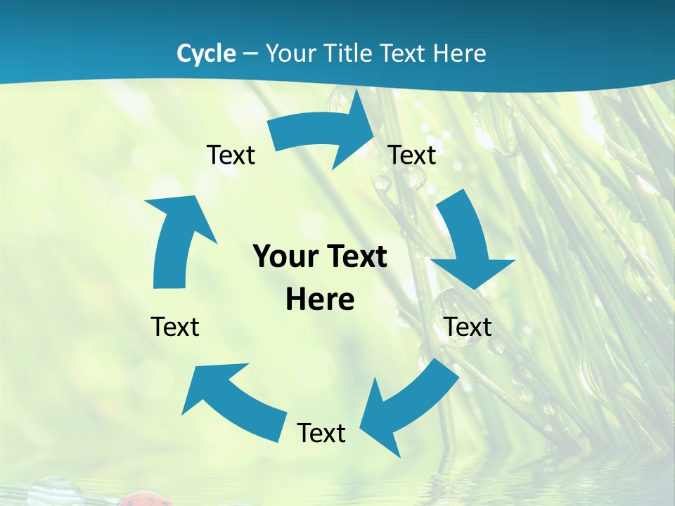 Humor Natural Background Meadow PowerPoint Template