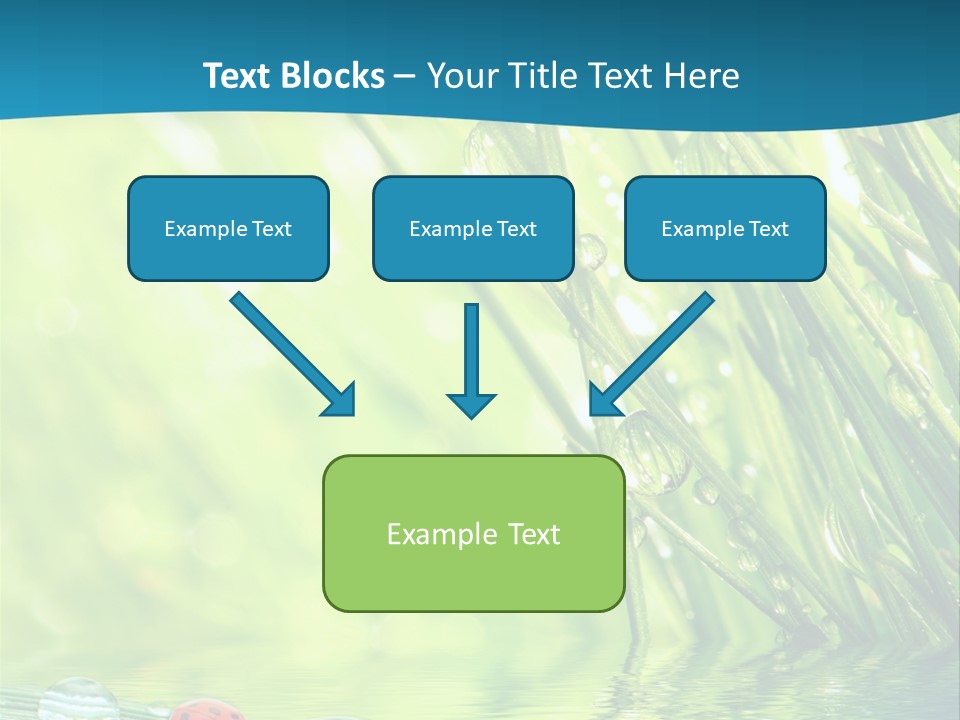 Humor Natural Background Meadow PowerPoint Template