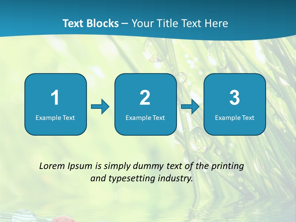 Humor Natural Background Meadow PowerPoint Template