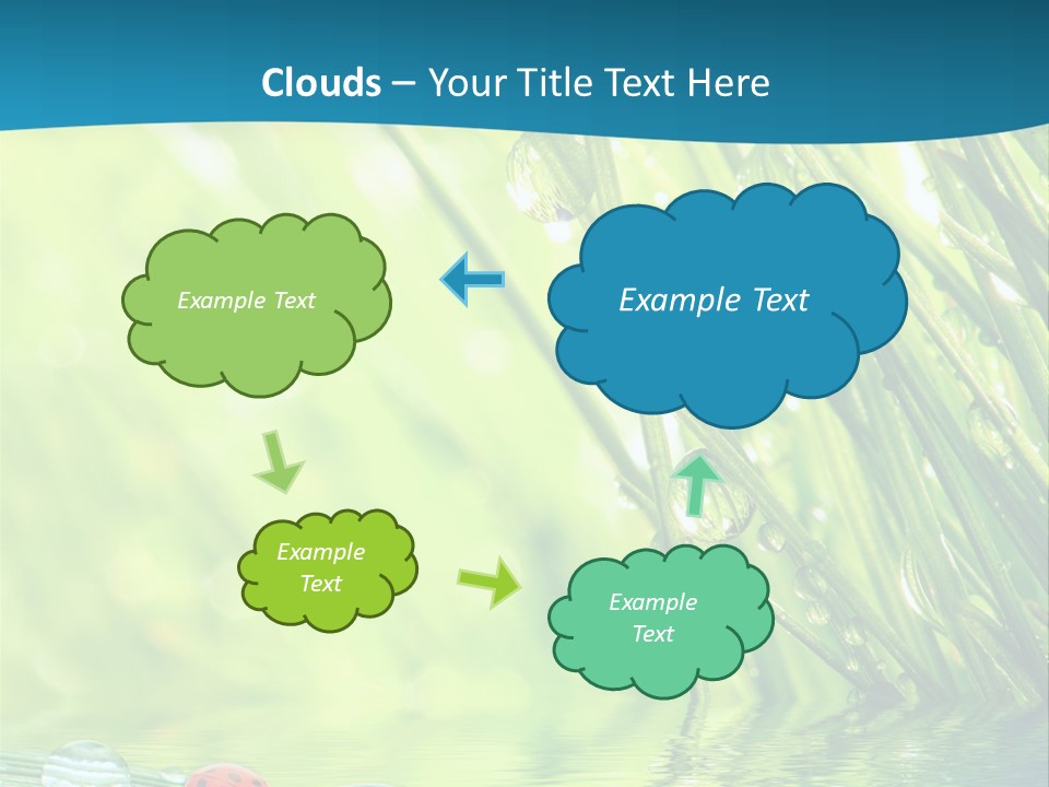 Humor Natural Background Meadow PowerPoint Template