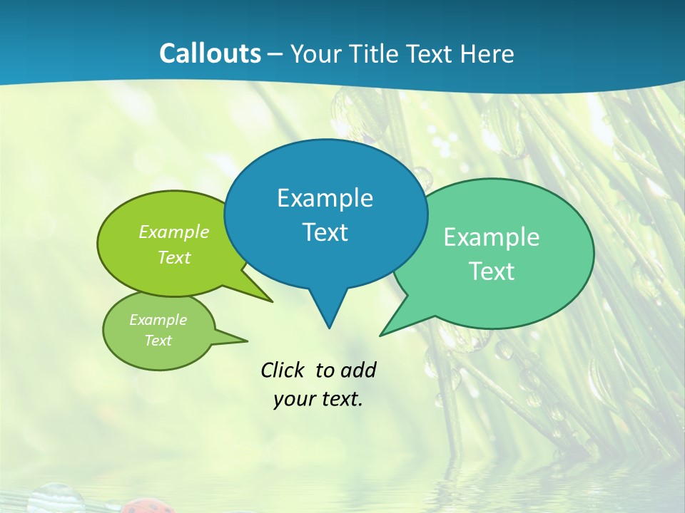 Humor Natural Background Meadow PowerPoint Template