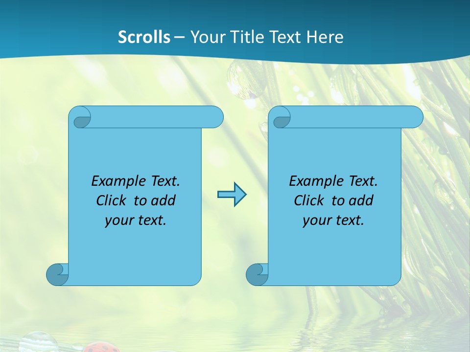 Humor Natural Background Meadow PowerPoint Template