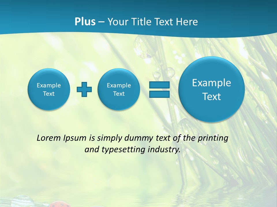 Humor Natural Background Meadow PowerPoint Template