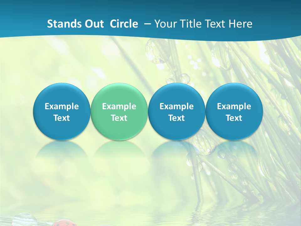 Humor Natural Background Meadow PowerPoint Template