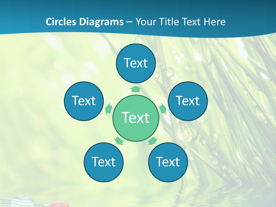 Humor Natural Background Meadow PowerPoint Template