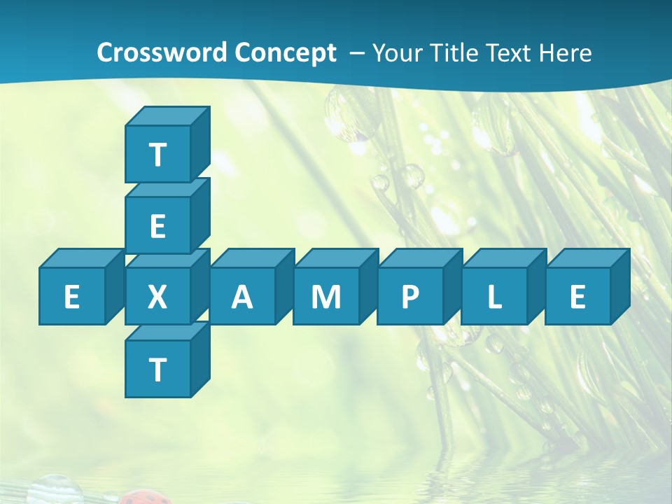 Humor Natural Background Meadow PowerPoint Template