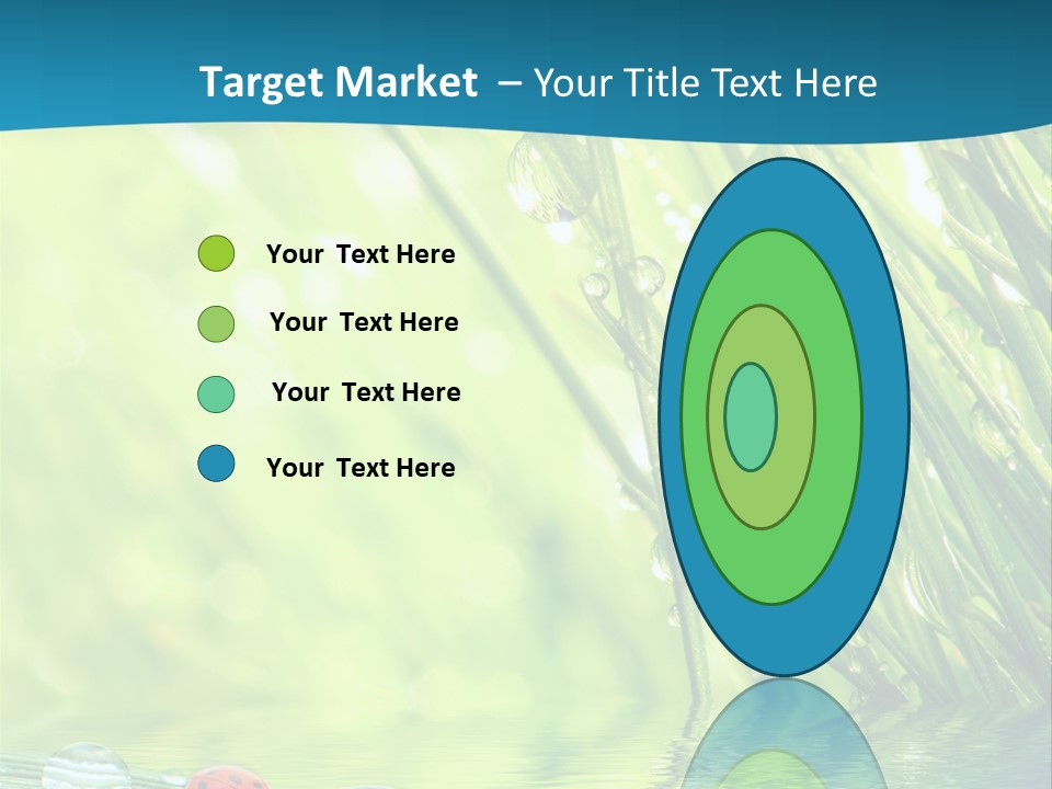 Humor Natural Background Meadow PowerPoint Template