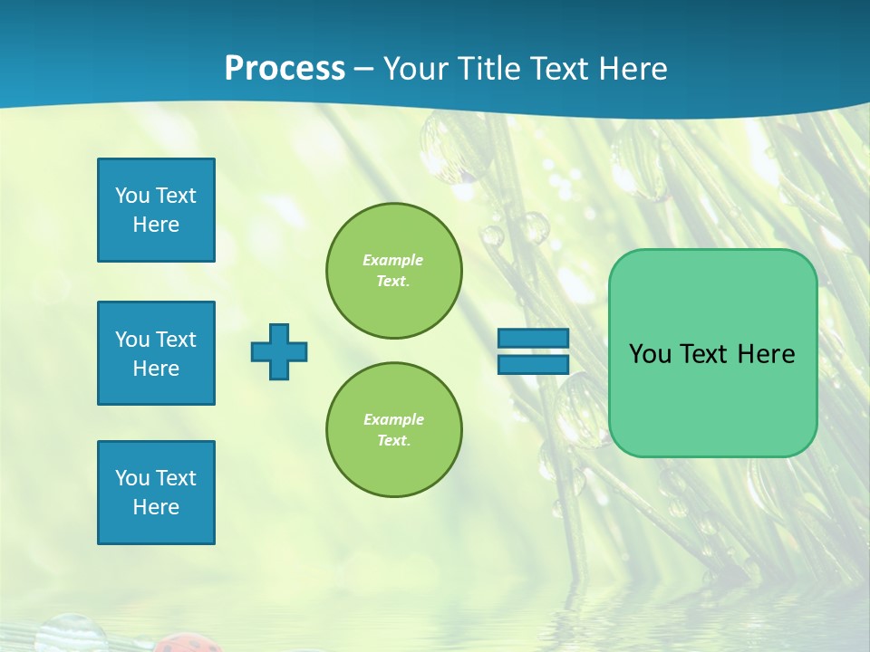 Humor Natural Background Meadow PowerPoint Template