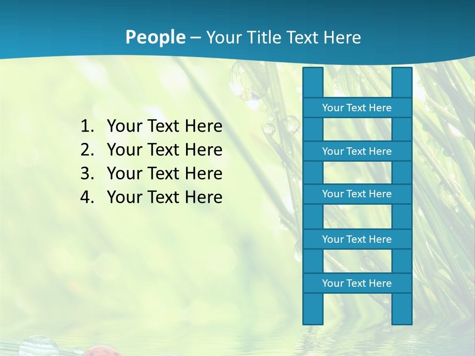 Humor Natural Background Meadow PowerPoint Template