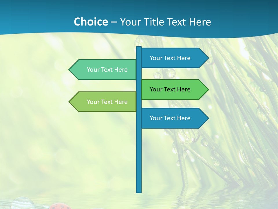 Humor Natural Background Meadow PowerPoint Template