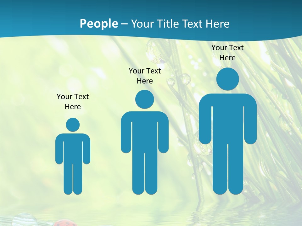 Humor Natural Background Meadow PowerPoint Template