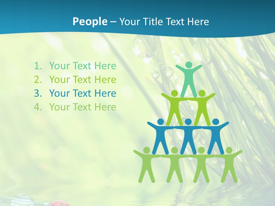 Humor Natural Background Meadow PowerPoint Template