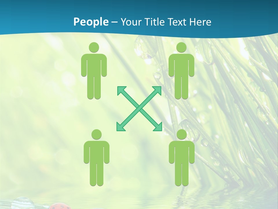 Humor Natural Background Meadow PowerPoint Template