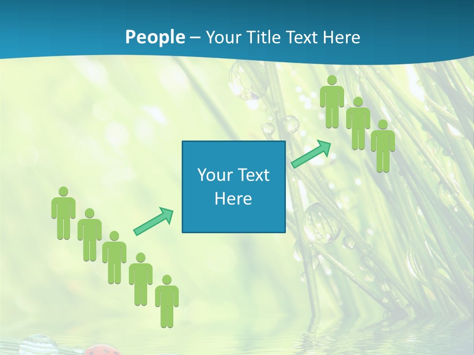 Humor Natural Background Meadow PowerPoint Template