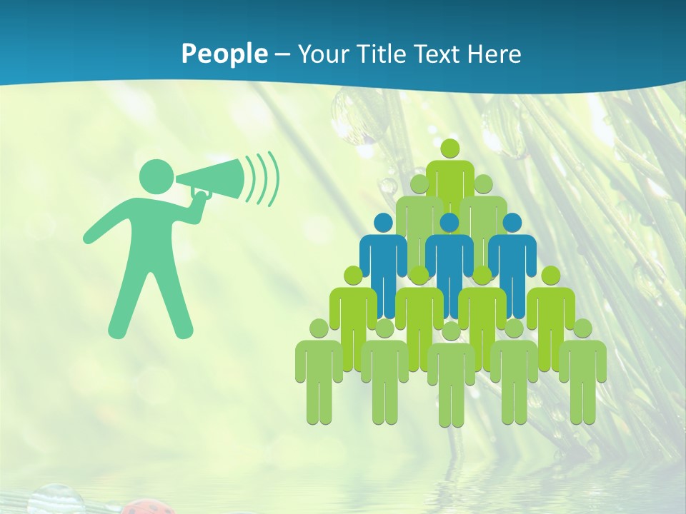 Humor Natural Background Meadow PowerPoint Template