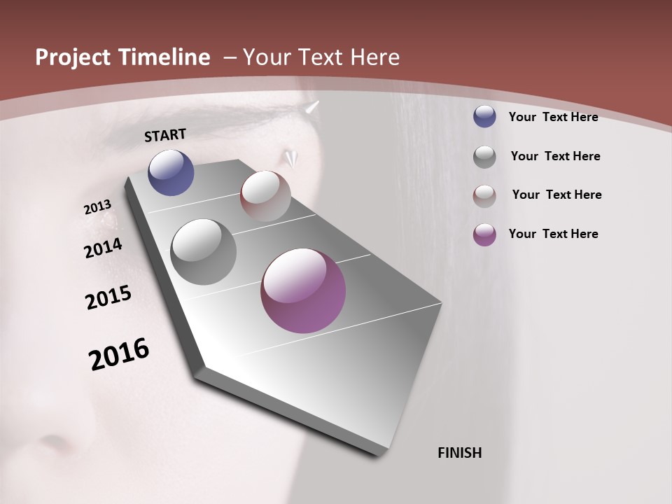 Dark Devil Piercing PowerPoint Template