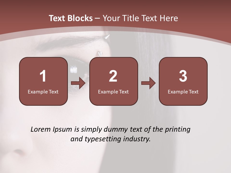 Dark Devil Piercing PowerPoint Template