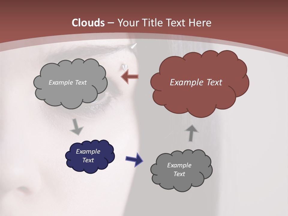 Dark Devil Piercing PowerPoint Template