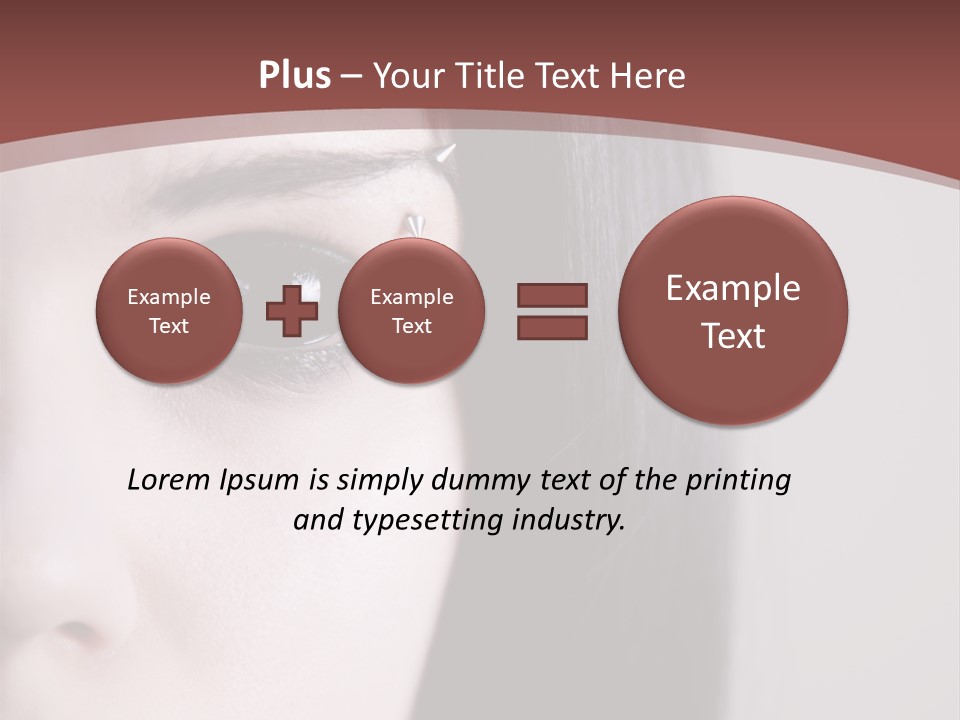 Dark Devil Piercing PowerPoint Template