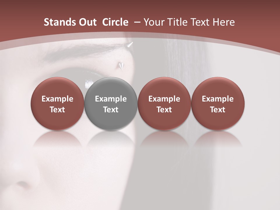 Dark Devil Piercing PowerPoint Template