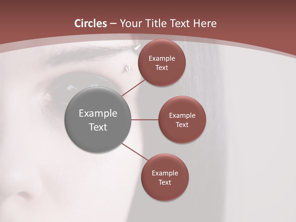 Dark Devil Piercing PowerPoint Template