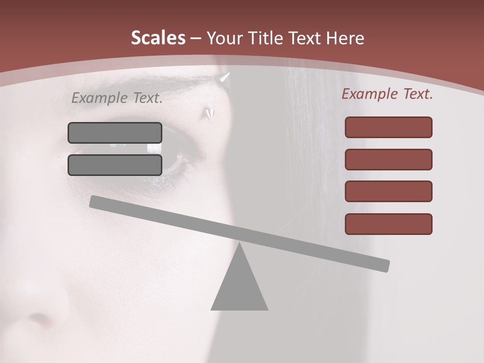 Dark Devil Piercing PowerPoint Template