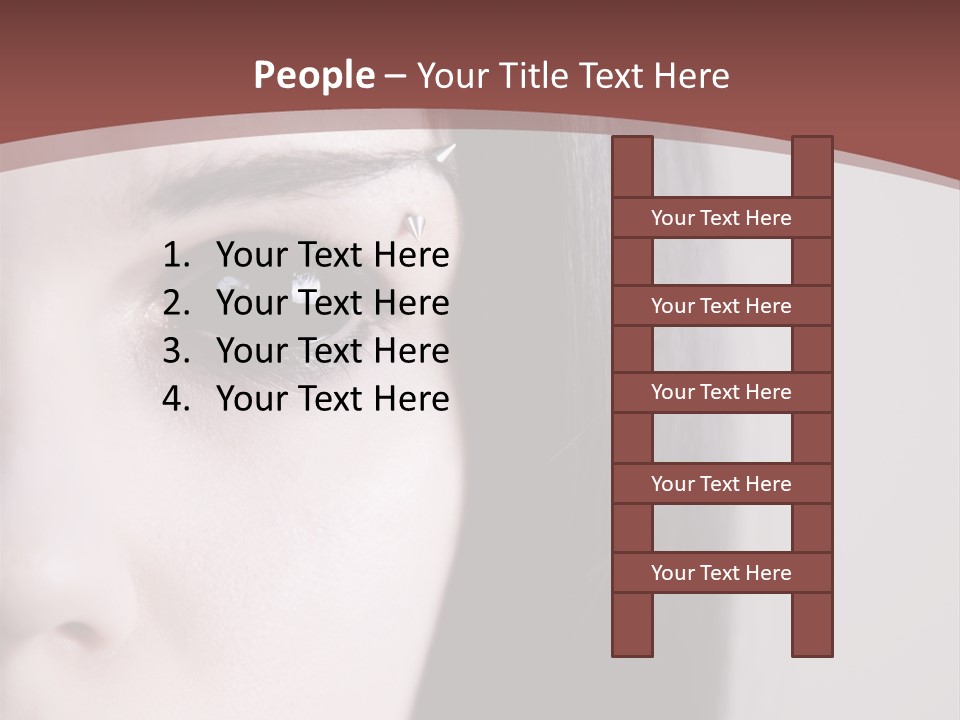 Dark Devil Piercing PowerPoint Template