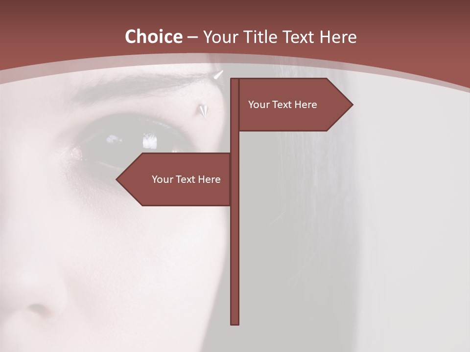 Dark Devil Piercing PowerPoint Template