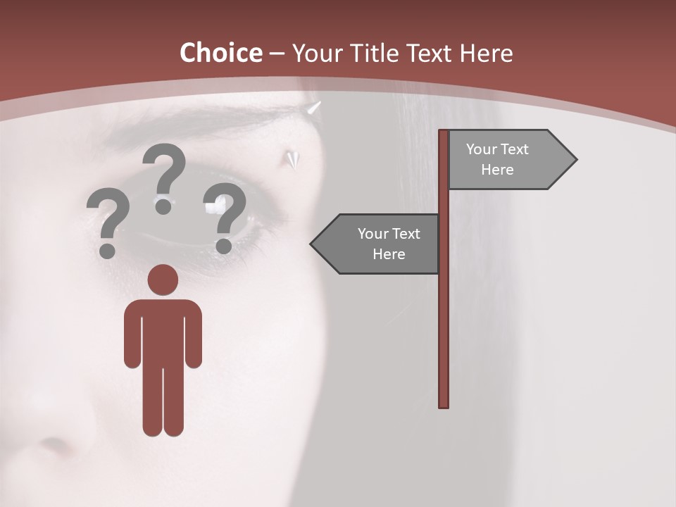 Dark Devil Piercing PowerPoint Template