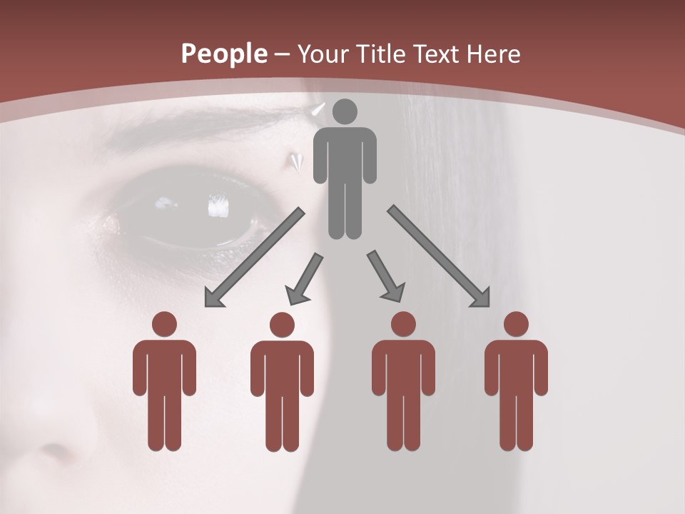 Dark Devil Piercing PowerPoint Template