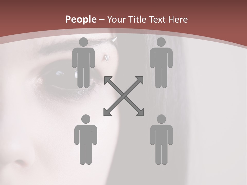 Dark Devil Piercing PowerPoint Template