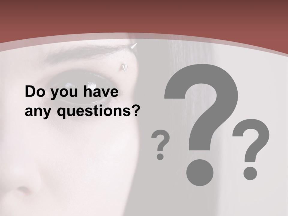 Dark Devil Piercing PowerPoint Template