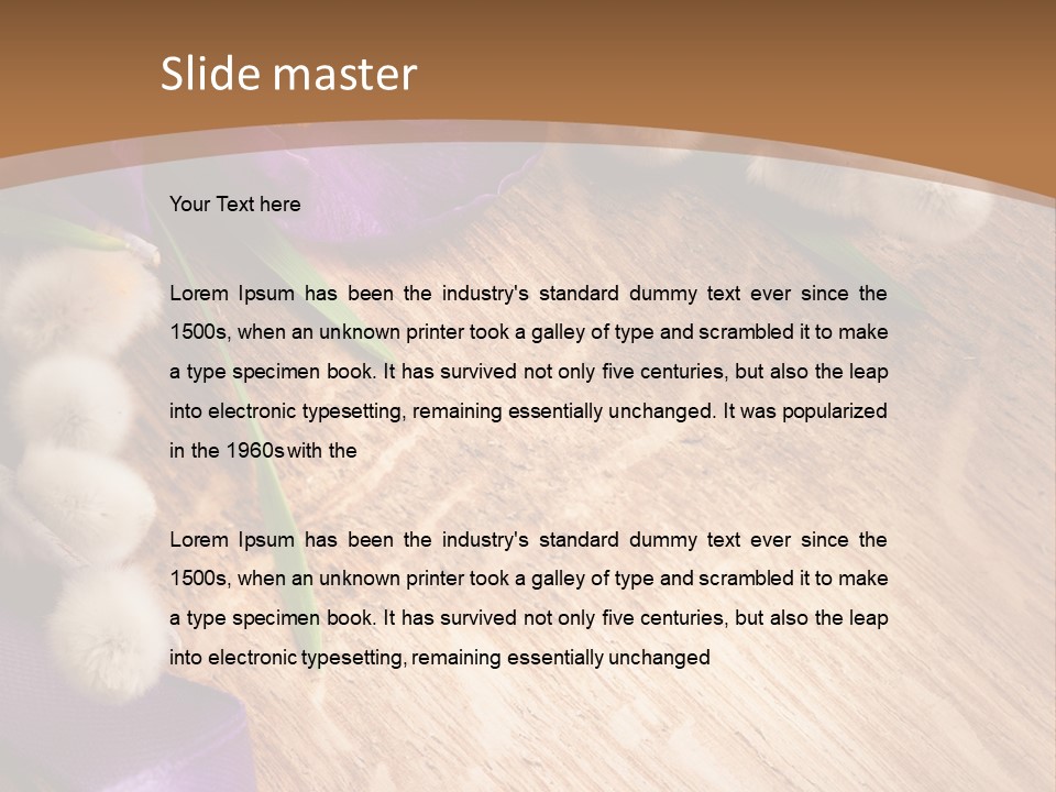 Pink Old Decoration PowerPoint Template