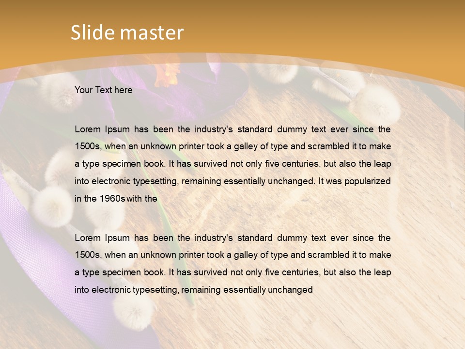 Beautiful Blue Nobody PowerPoint Template